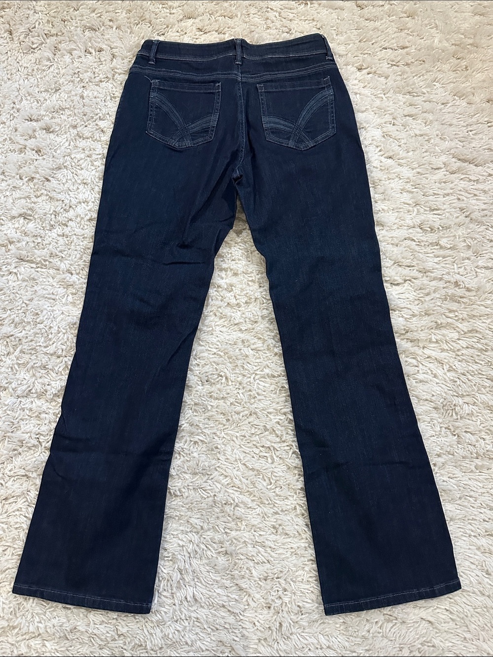 LEE PLATINUM Women's Dark Blue Bootcut Jeans Slimming & Flattering Sz 10, 32x30 - Picture 6 of 14